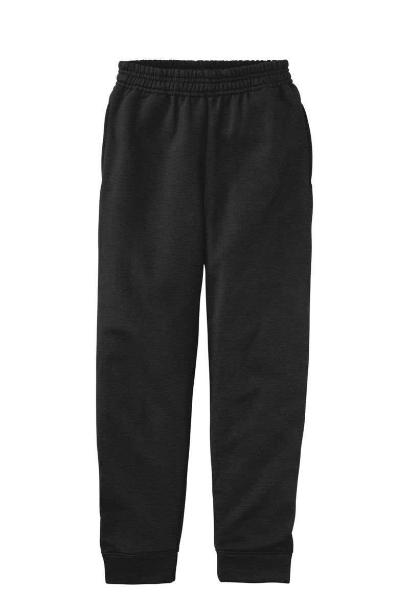 Port & Co Youth Core Fleece Jogger - Jet Black