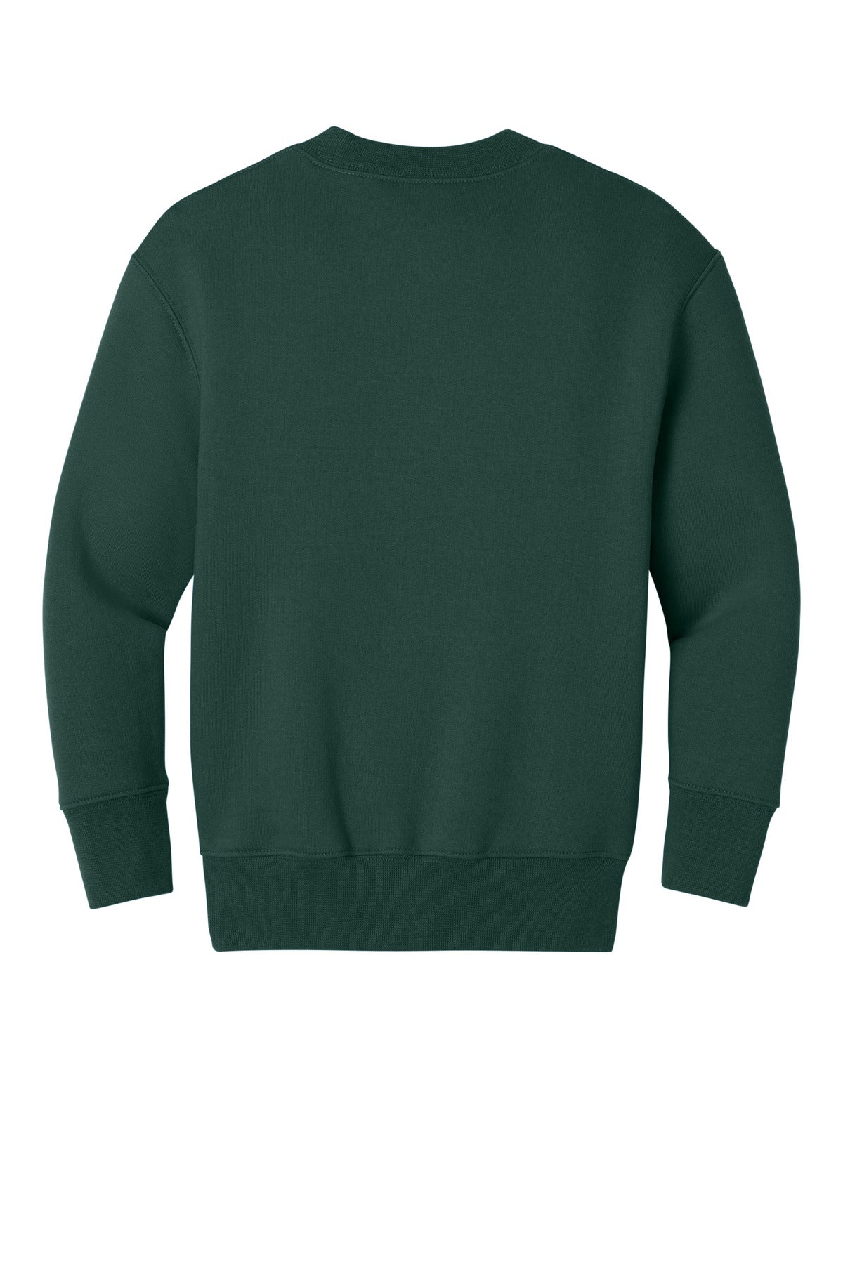Port & Co Youth Core Fleece Crewneck Pocket Sweatshirt - Dark Green