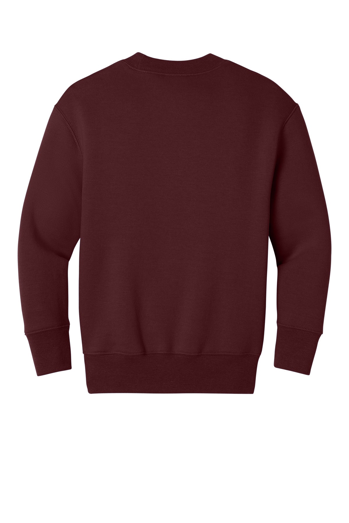 Port & Co Youth Core Fleece Crewneck Pocket Sweatshirt - Maroon