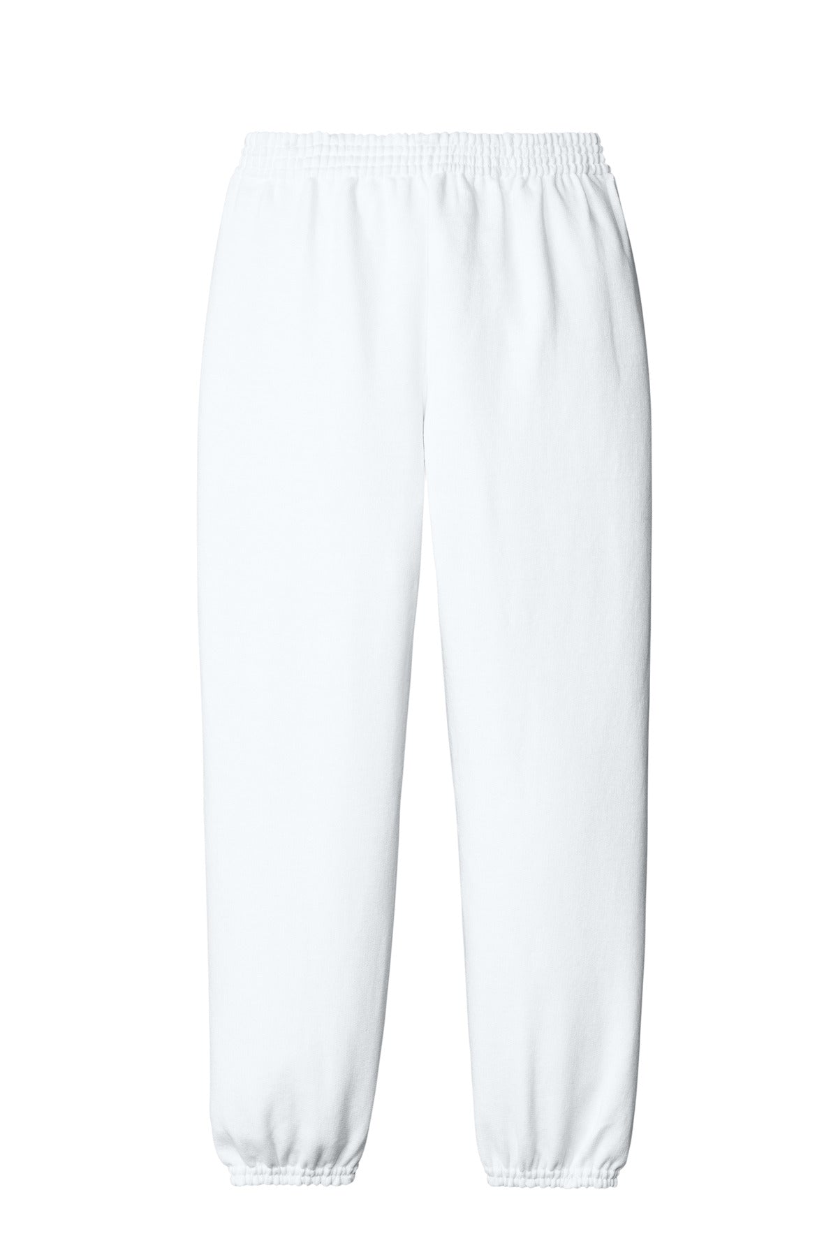 Port & Co Youth Core Fleece Sweatpant - White
