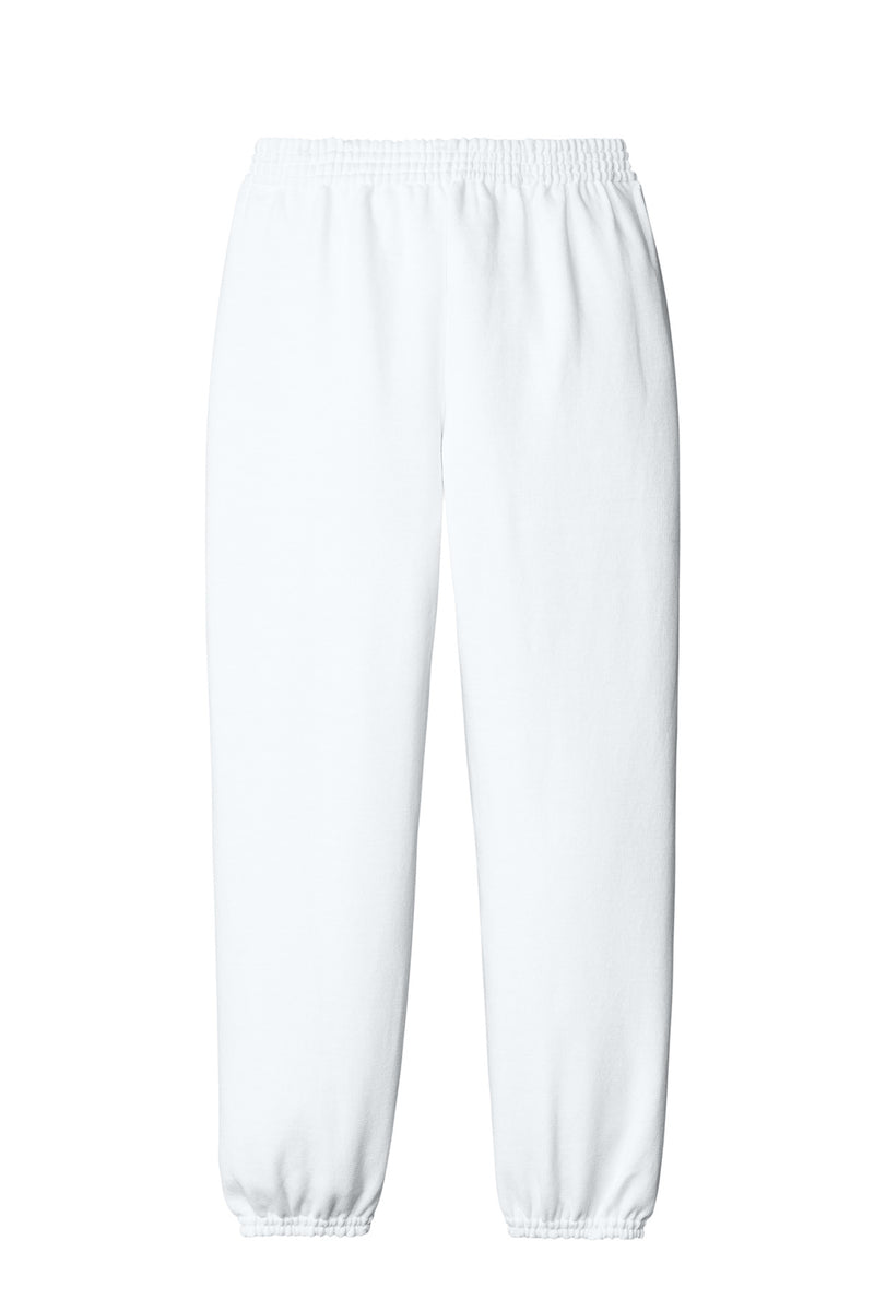 Port & Co Youth Core Fleece Sweatpant - White