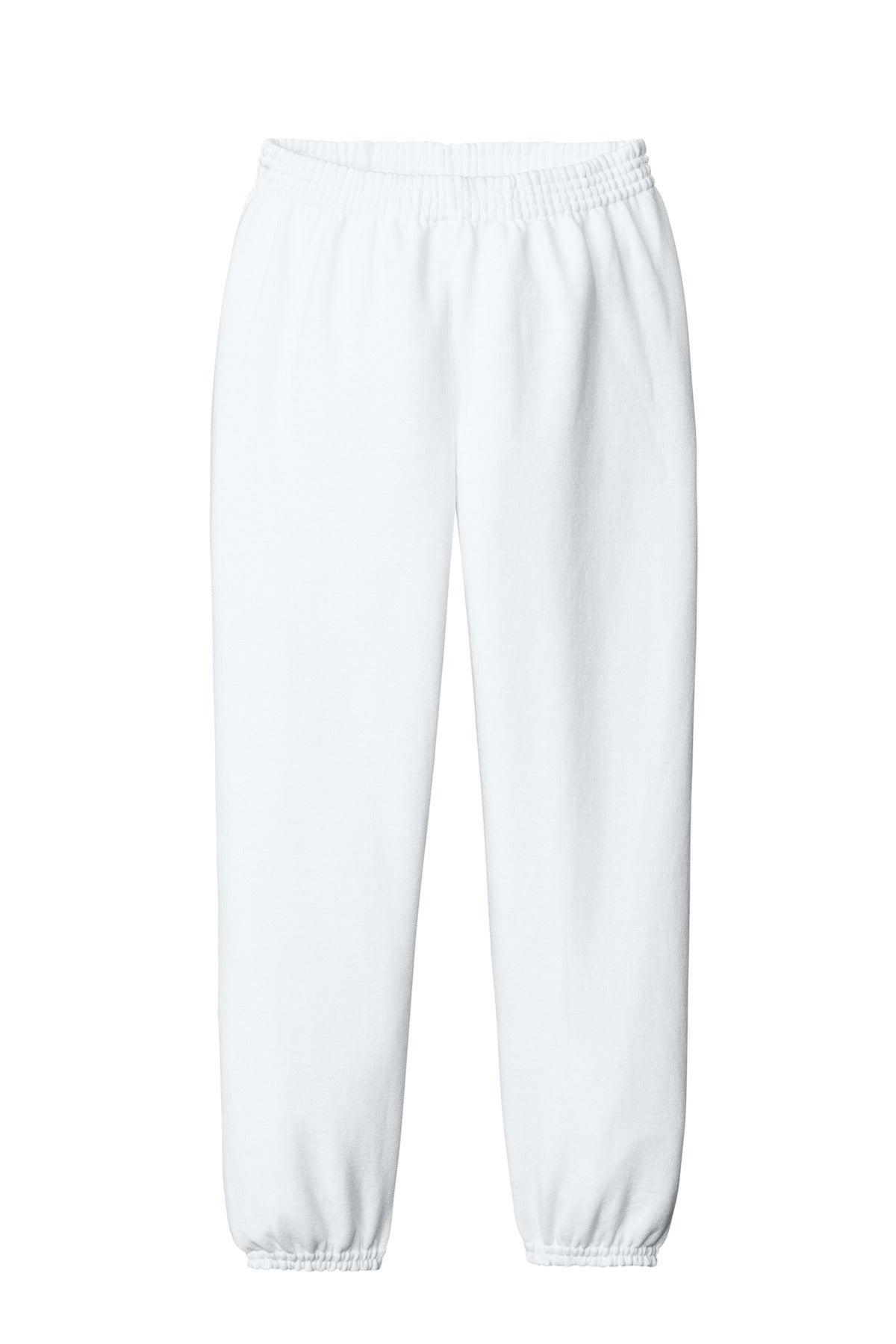 Port & Co Youth Core Fleece Sweatpant - White
