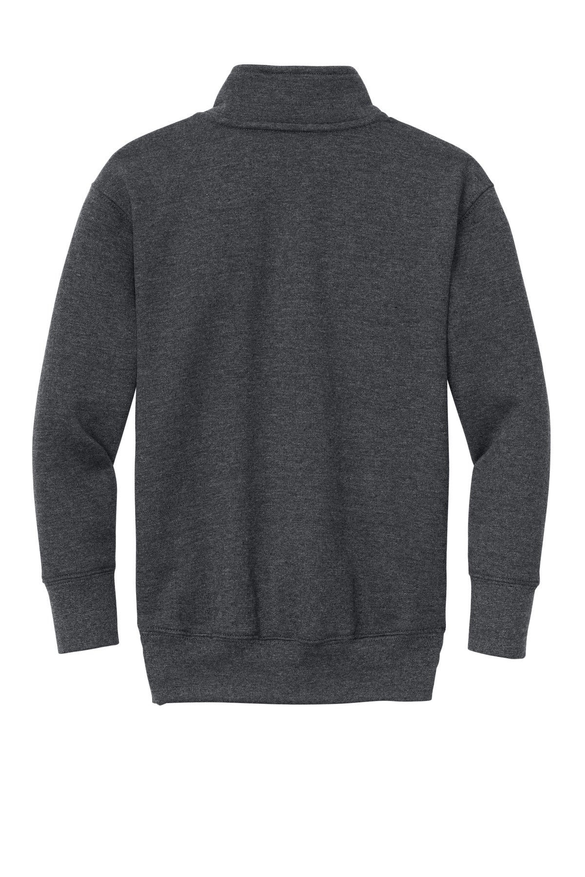 Port & Co Youth Core Fleece 1/4-Zip Pullover Sweatshirt - Dark Heather Grey
