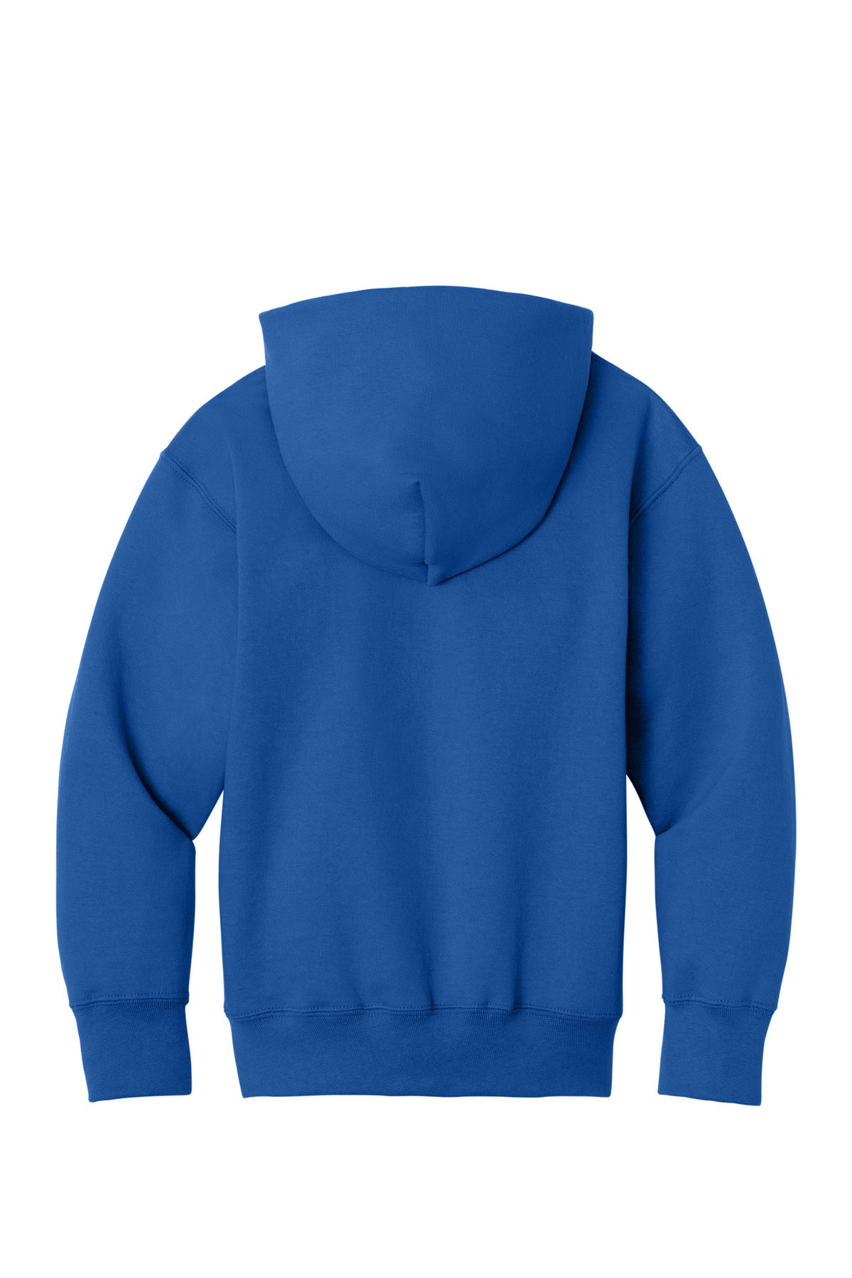 Port & Co Youth Core Fleece Full-Zip Hooded Sweatshirt - Royal