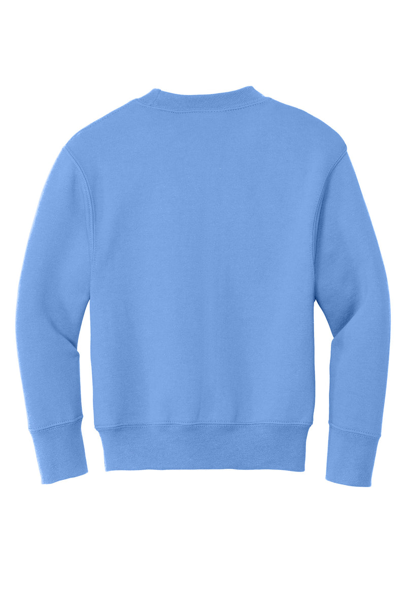 Port & Co Youth Core Fleece Crewneck Sweatshirt - Carolina Blue