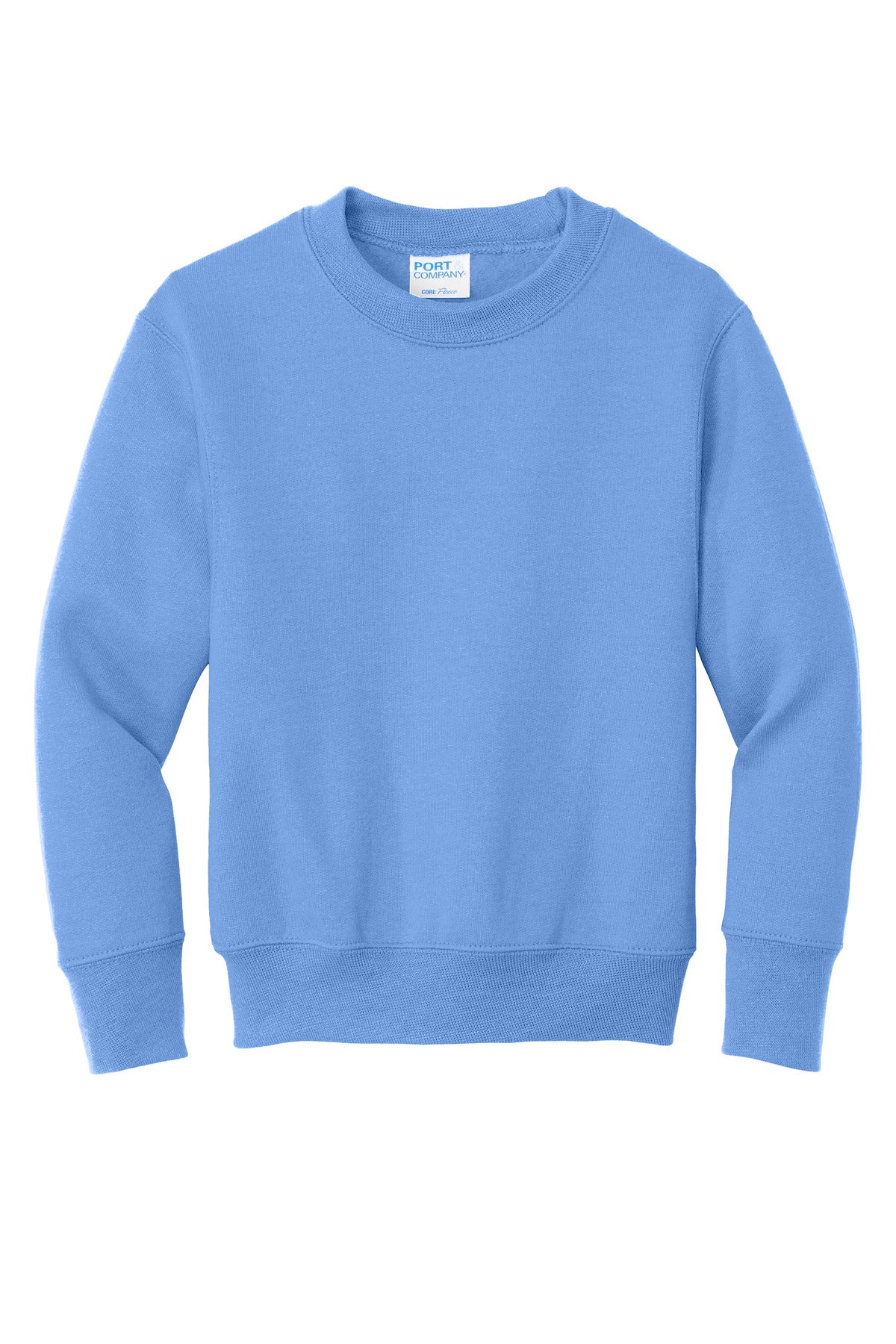 Port & Co Youth Core Fleece Crewneck Sweatshirt - Carolina Blue