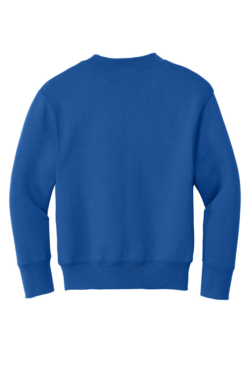 Port & Co Youth Core Fleece Crewneck Sweatshirt - Royal