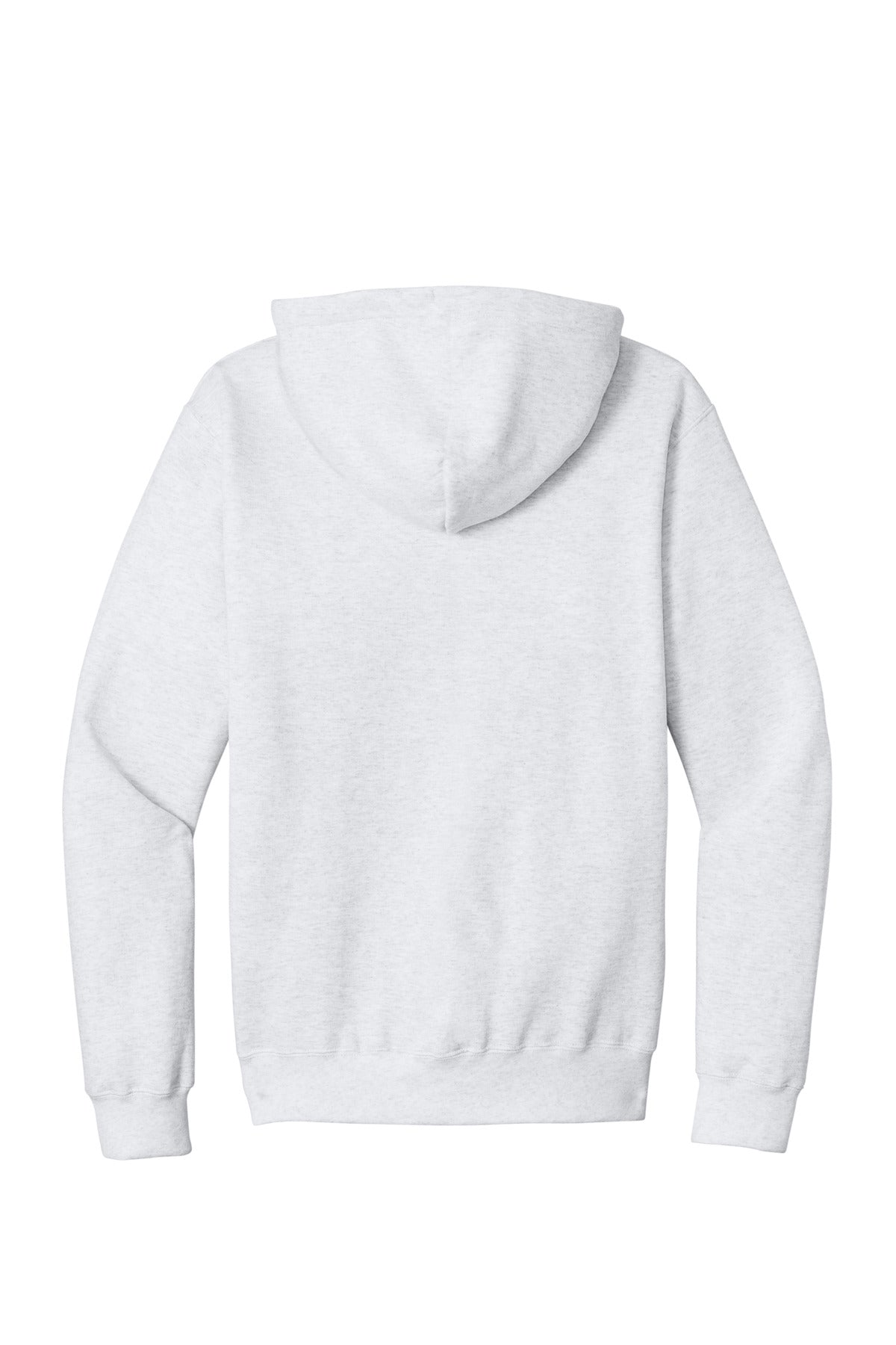 Port & Co Core Fleece Full-Zip Hooded Sweatshirt - Ash