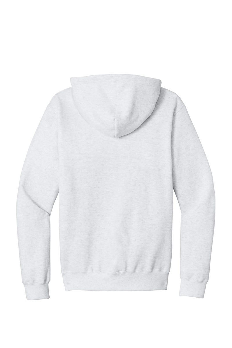 Port & Co Core Fleece Full-Zip Hooded Sweatshirt - Ash