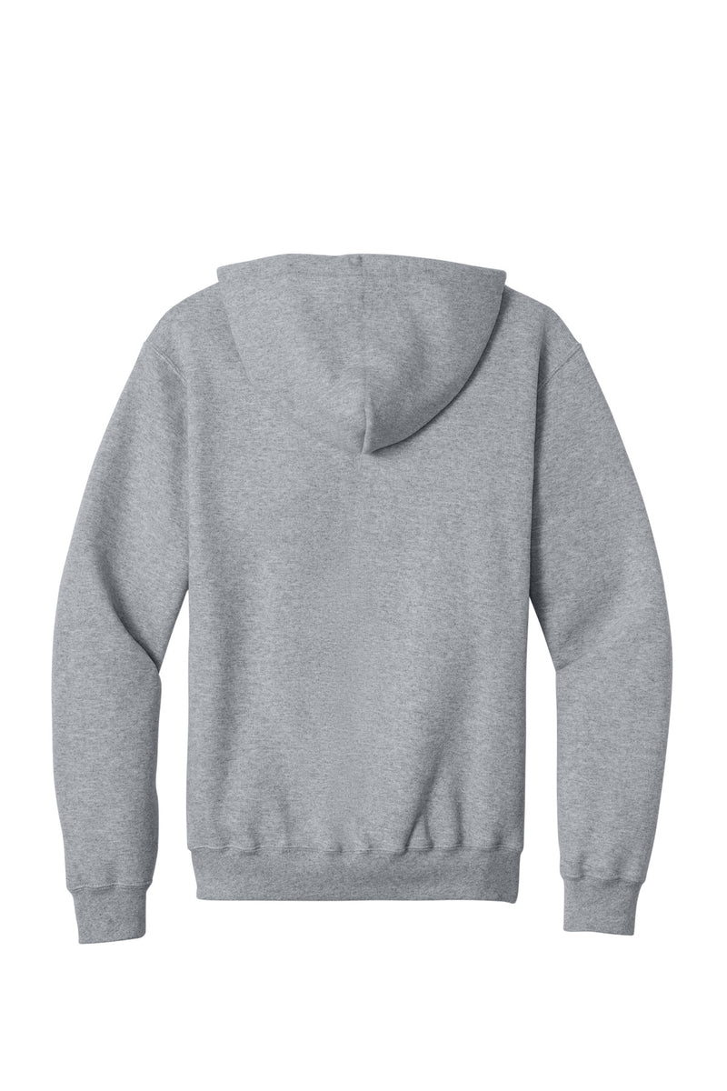 Port & Co Core Fleece Full-Zip Hooded Sweatshirt - Athletic Heather