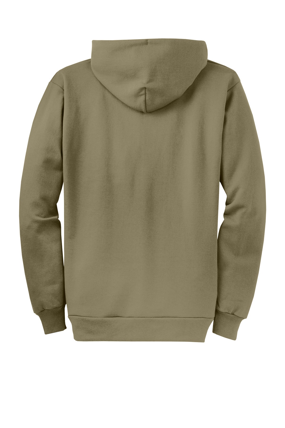 Port & Co Core Fleece Full-Zip Hooded Sweatshirt - Coyote Brown