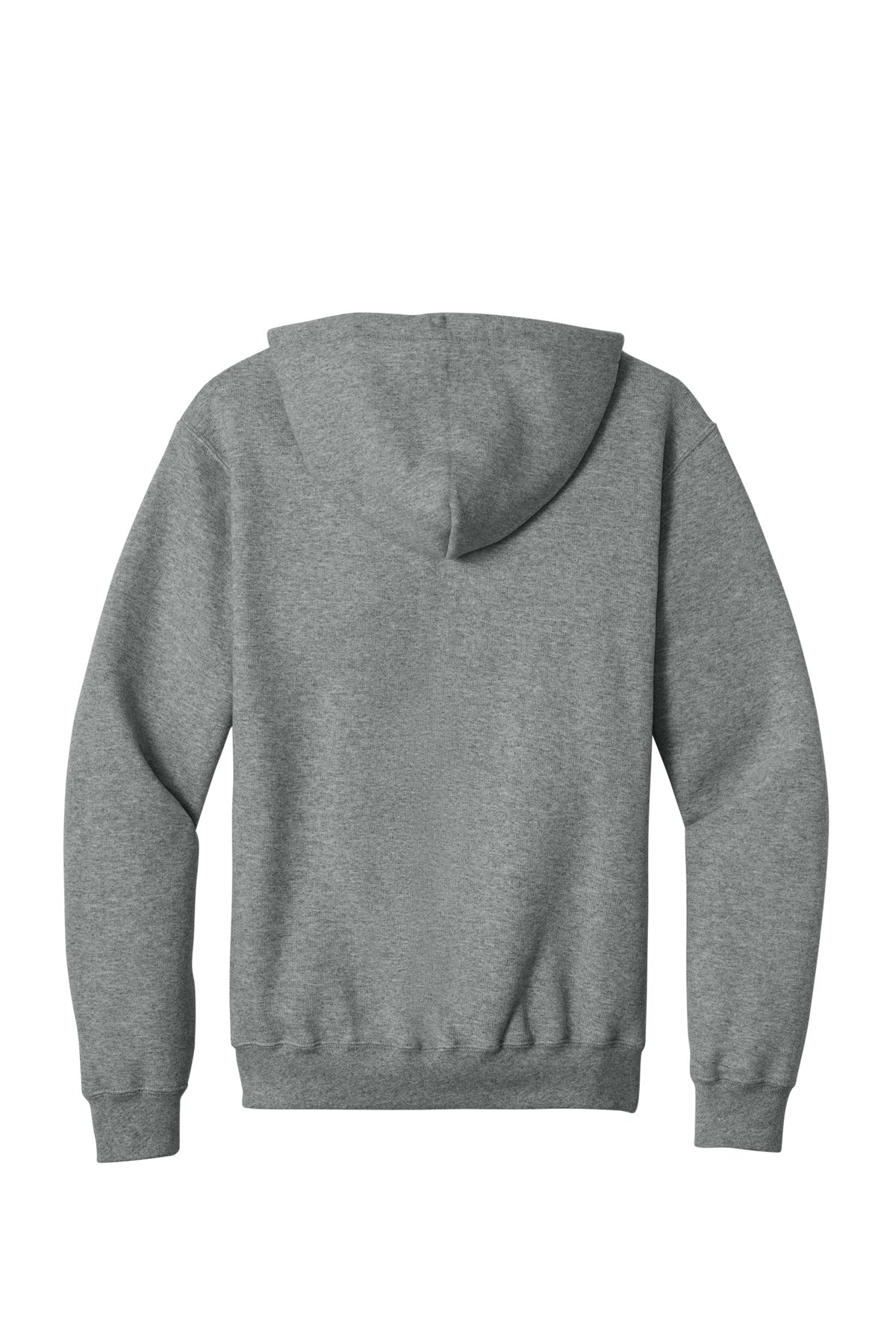Port & Co Core Fleece Full-Zip Hooded Sweatshirt - Graphite Heather
