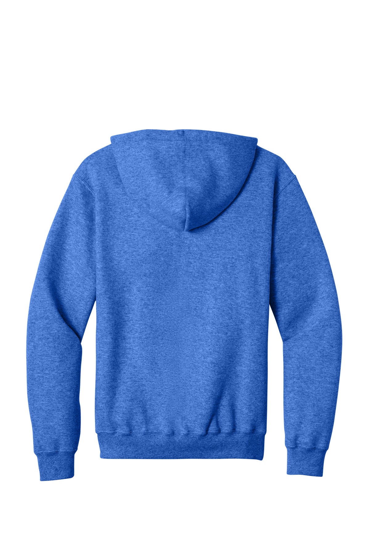 Port & Co Core Fleece Full-Zip Hooded Sweatshirt - Heather Royal