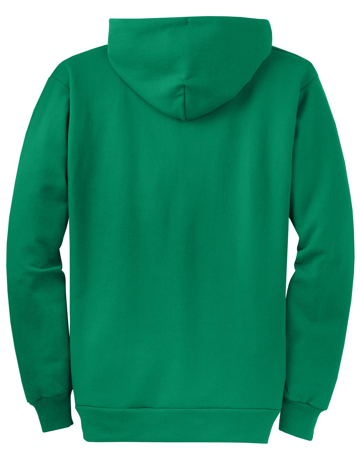 Port & Co Core Fleece Full-Zip Hooded Sweatshirt - Kelly
