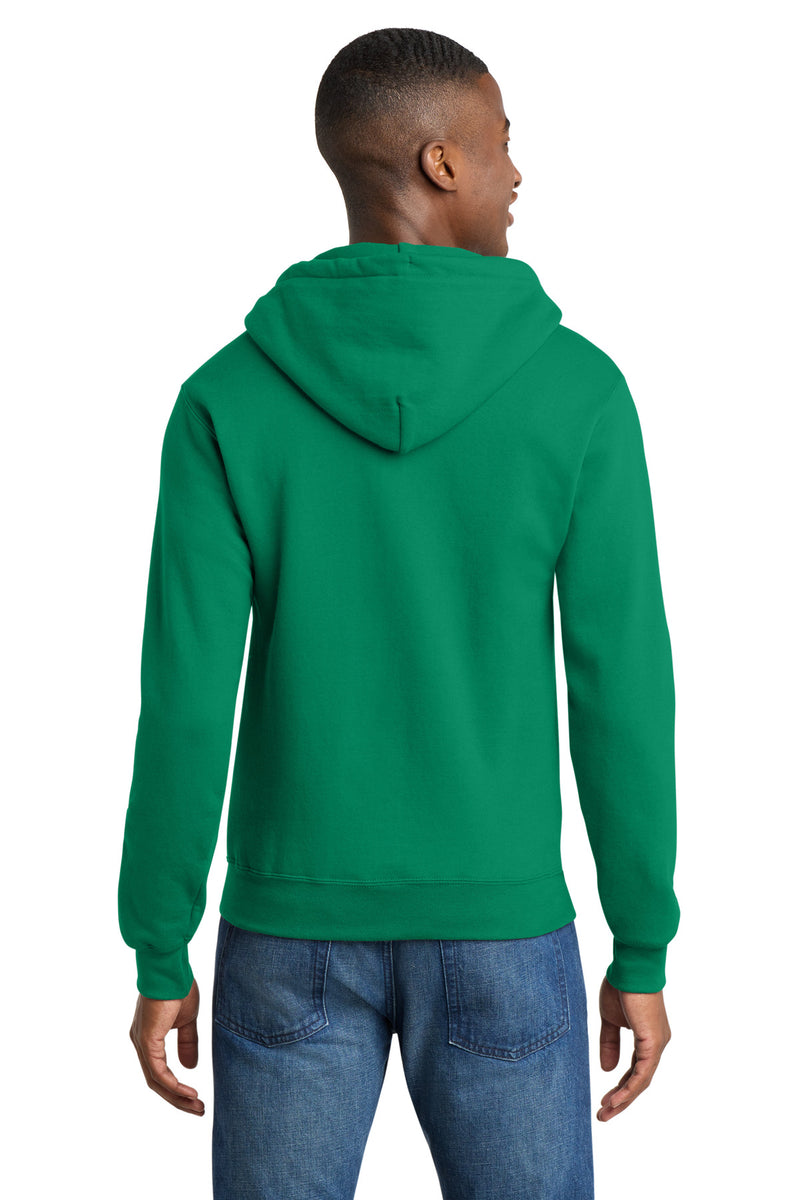 Port & Co Core Fleece Full-Zip Hooded Sweatshirt - Kelly