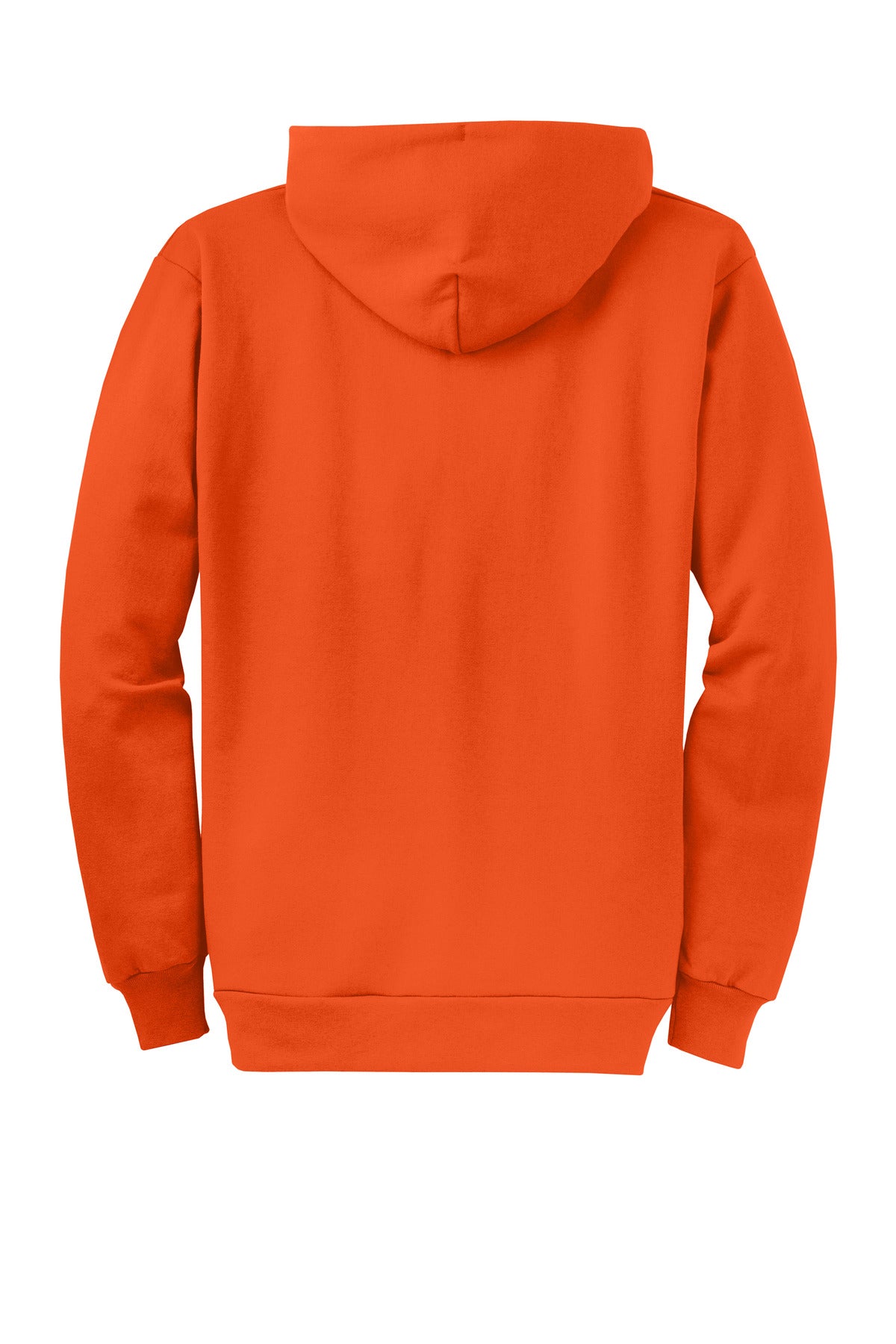 Port & Co Core Fleece Full-Zip Hooded Sweatshirt - Orange