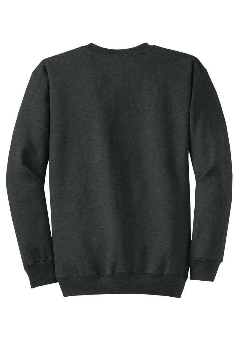 Port & Co Core Fleece Crewneck Sweatshirt - Black Heather