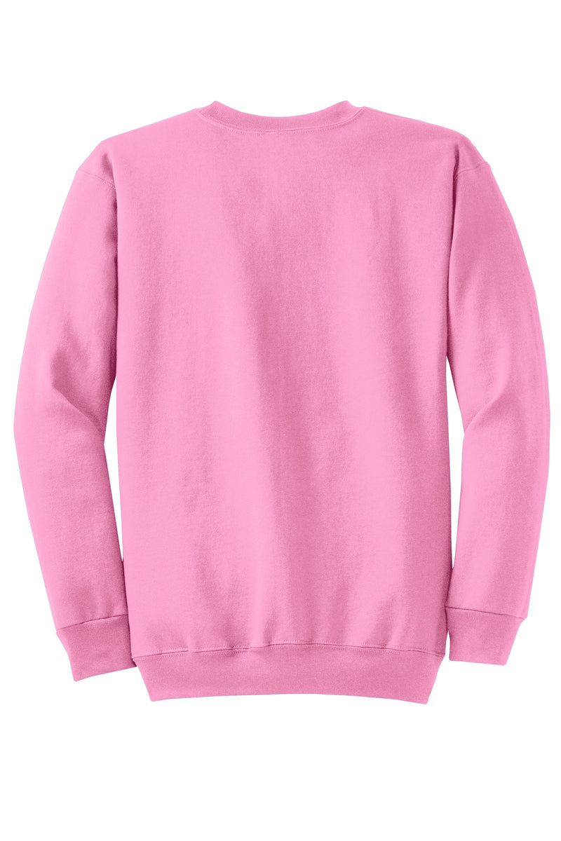Port & Co Core Fleece Crewneck Sweatshirt - Candy Pink