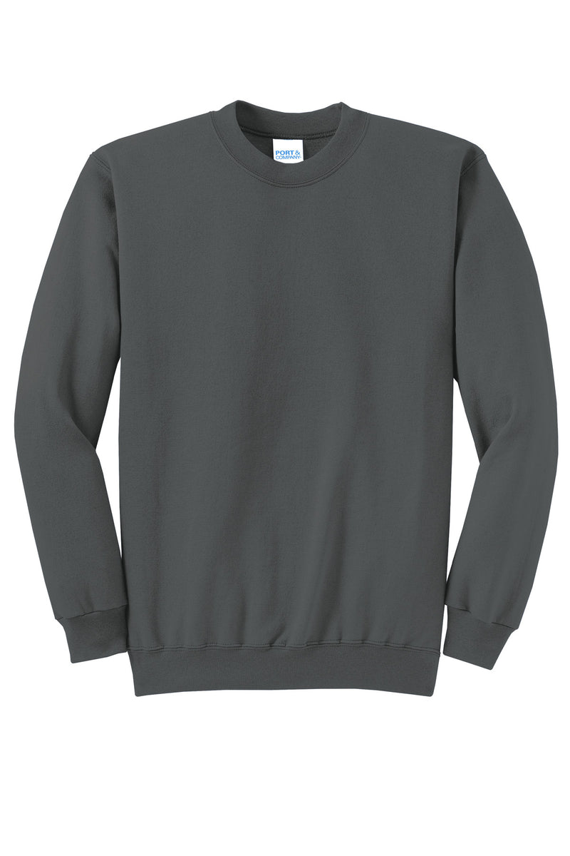 Port & Co Core Fleece Crewneck Sweatshirt - Charcoal