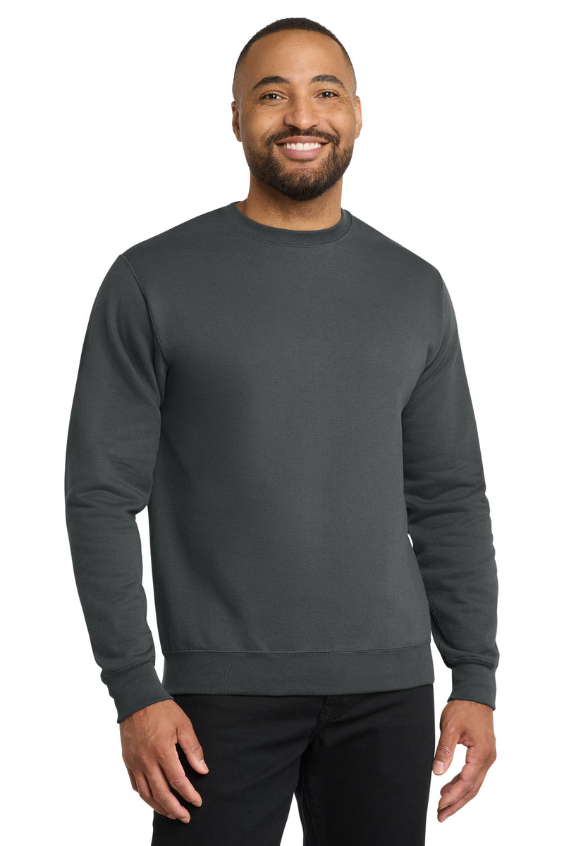 Port & Co Core Fleece Crewneck Sweatshirt - Charcoal
