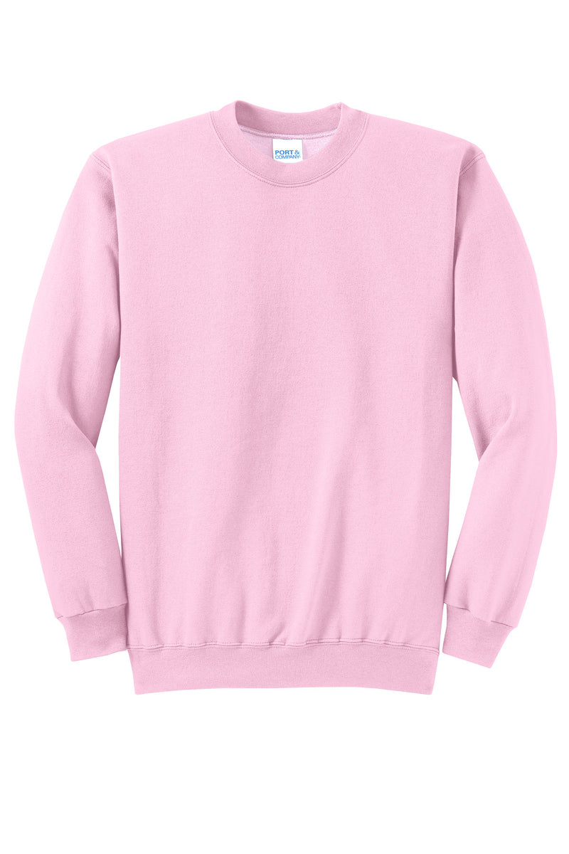 Port & Co Core Fleece Crewneck Sweatshirt - Cherry Blossom