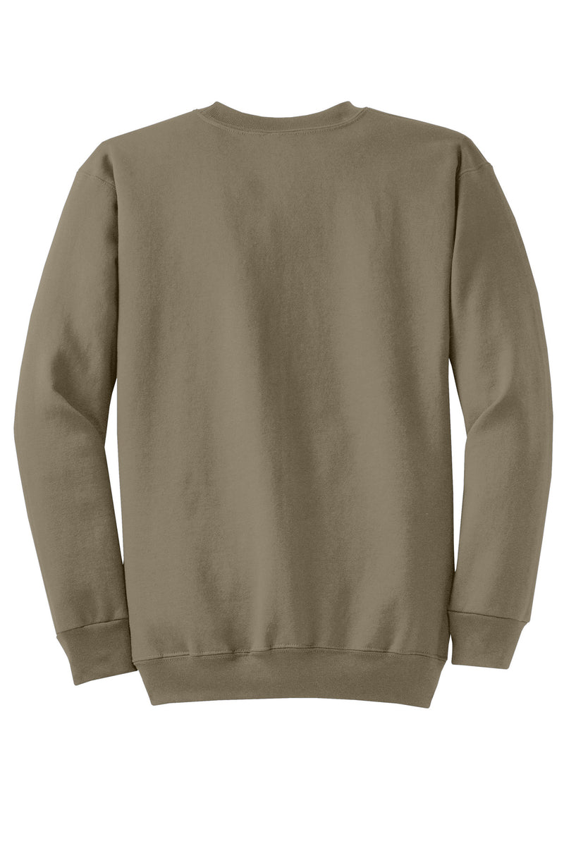 Port & Co Core Fleece Crewneck Sweatshirt - Coyote Brown