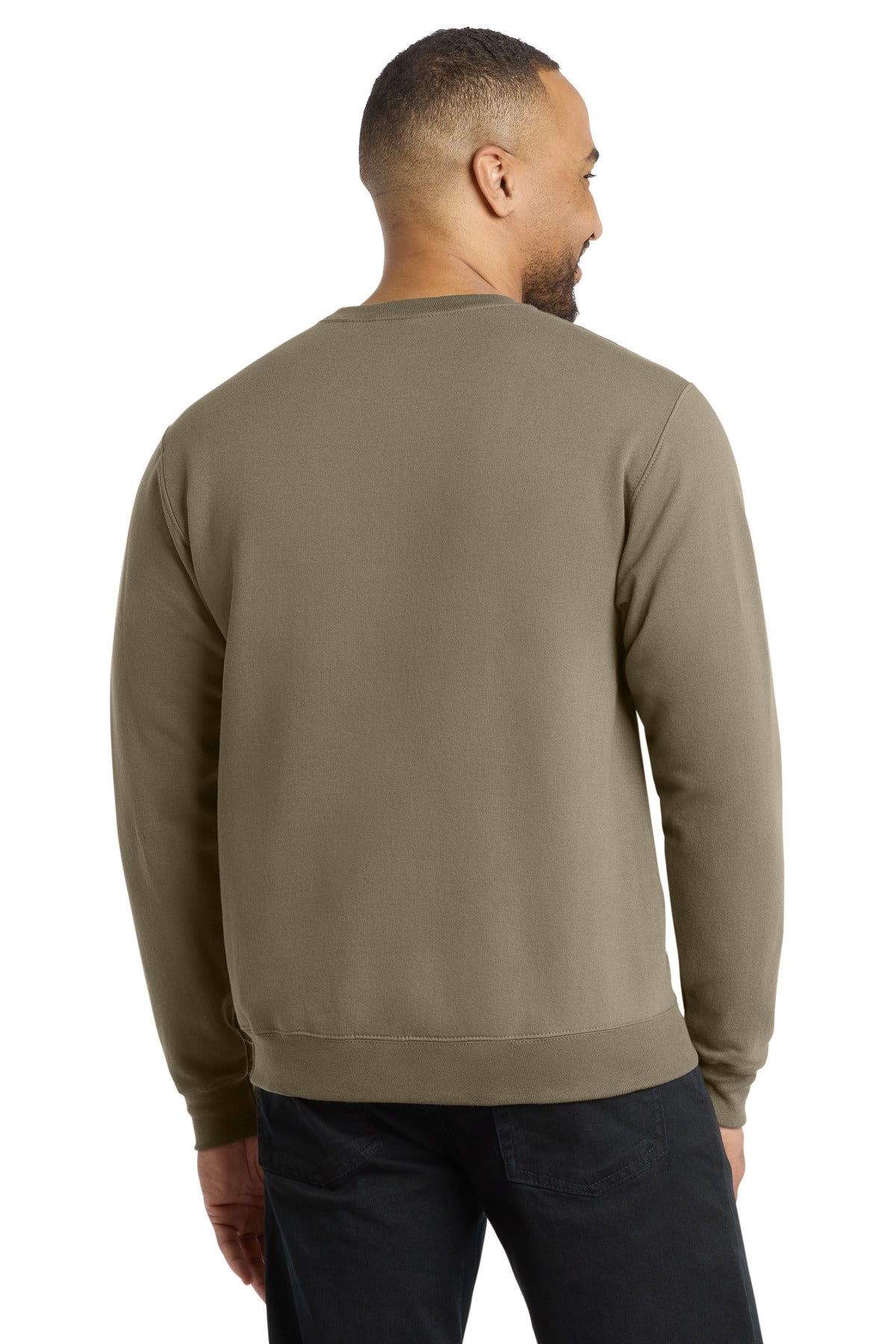 Port & Co Core Fleece Crewneck Sweatshirt - Coyote Brown