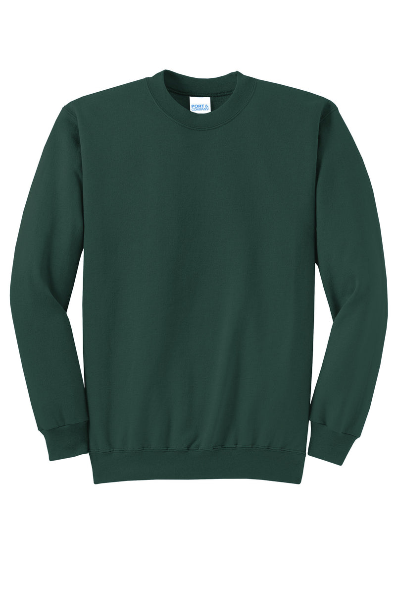 Port & Co Core Fleece Crewneck Sweatshirt - Dark Green