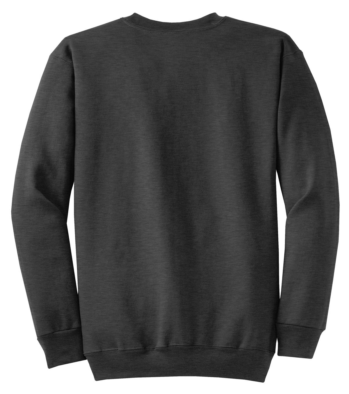 Port & Co Core Fleece Crewneck Sweatshirt - Dark Heather Grey