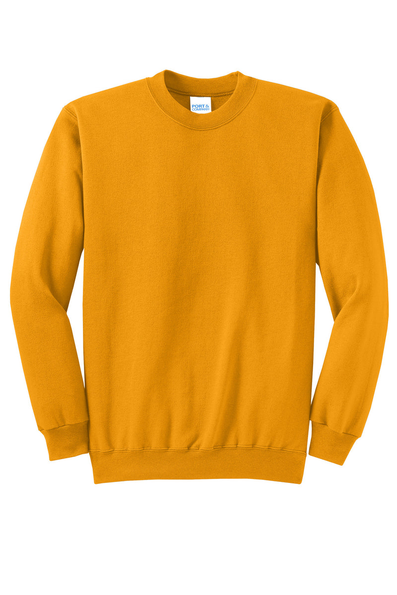 Port & Co Core Fleece Crewneck Sweatshirt - Gold