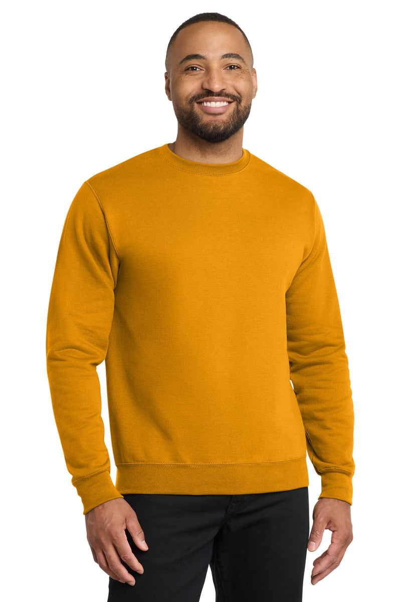 Port & Co Core Fleece Crewneck Sweatshirt - Gold