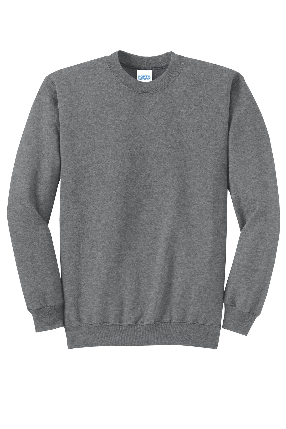 Port & Co Core Fleece Crewneck Sweatshirt - Graphite Heather