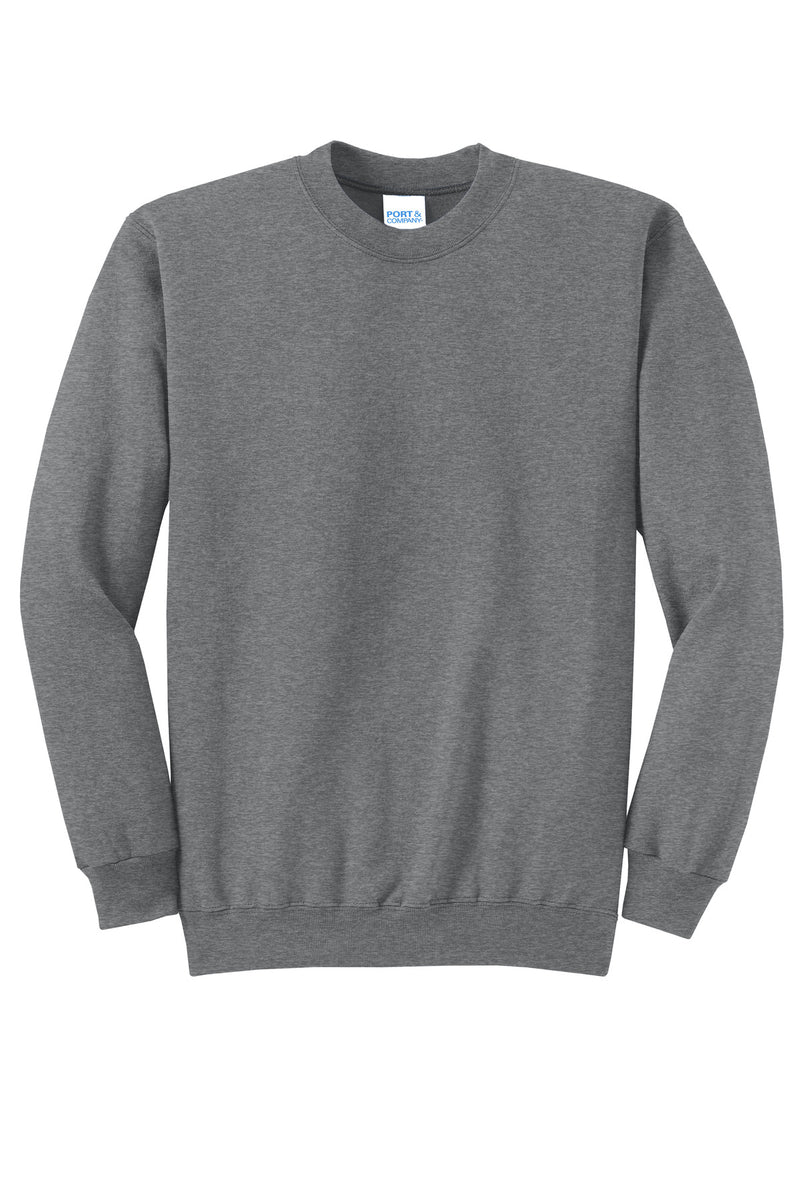 Port & Co Core Fleece Crewneck Sweatshirt - Graphite Heather