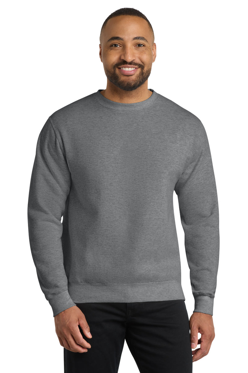 Port & Co Core Fleece Crewneck Sweatshirt - Graphite Heather
