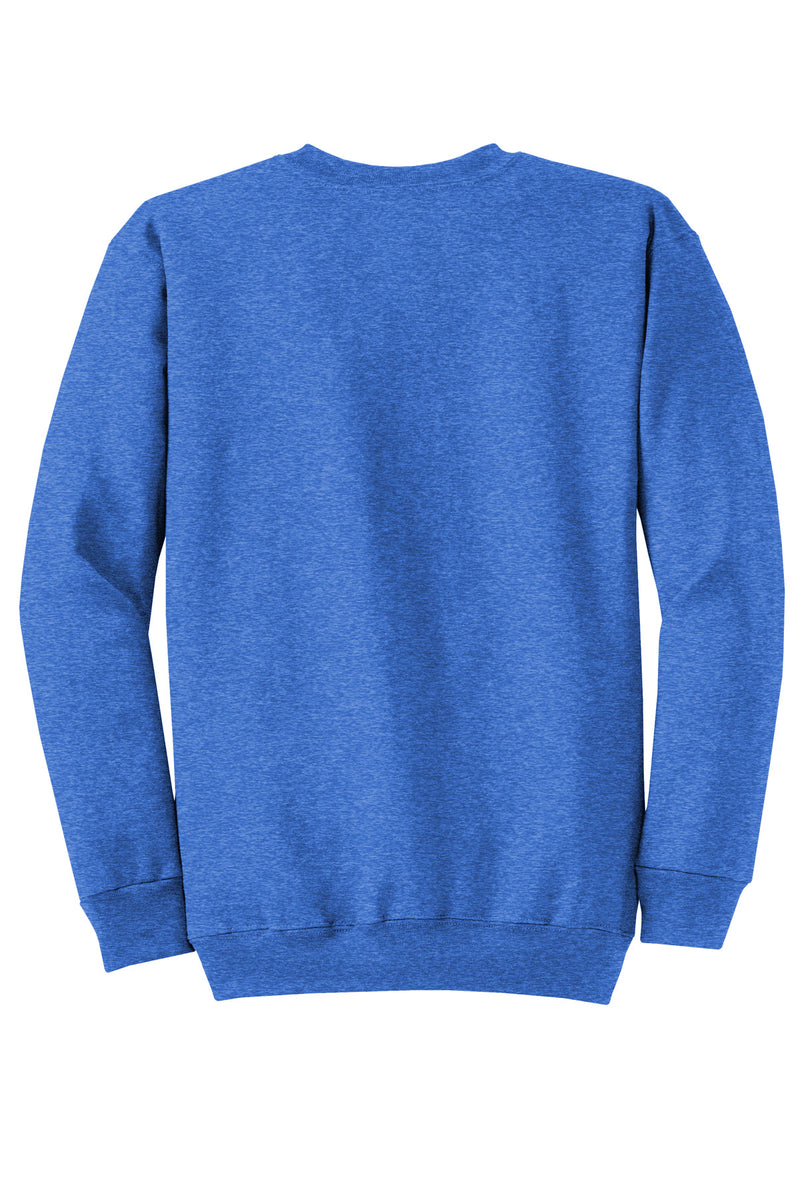 Port & Co Core Fleece Crewneck Sweatshirt - Heather Royal