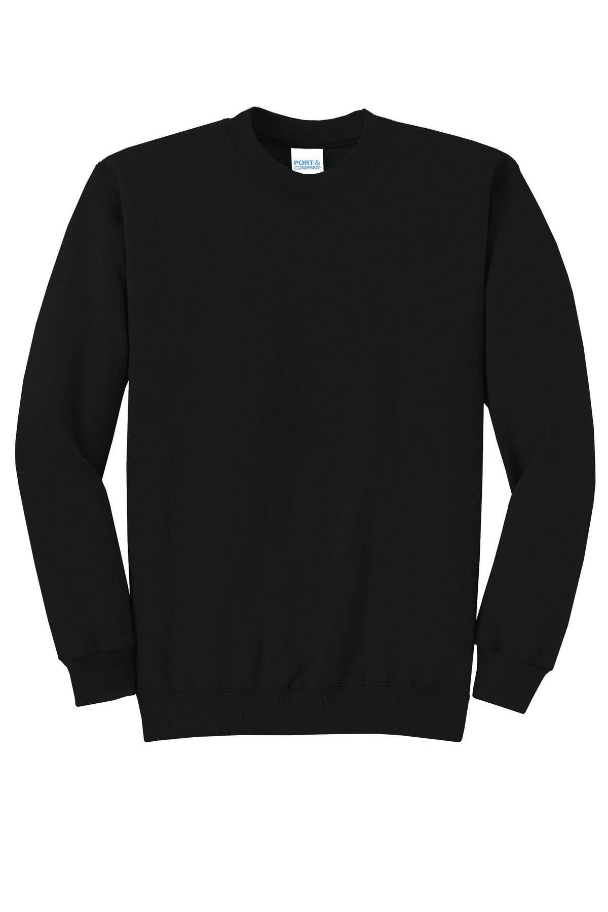 Port & Co Core Fleece Crewneck Sweatshirt - Jet Black
