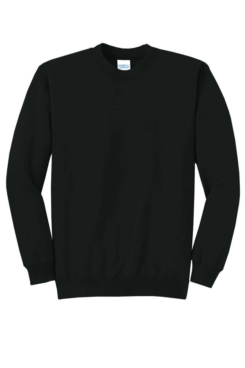 Port & Co Core Fleece Crewneck Sweatshirt - Jet Black