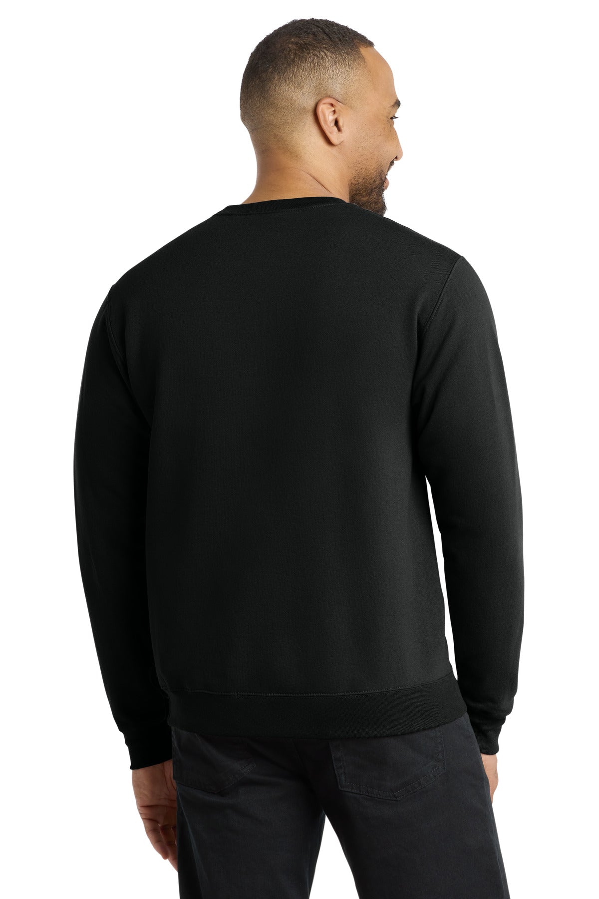 Port & Co Core Fleece Crewneck Sweatshirt - Jet Black