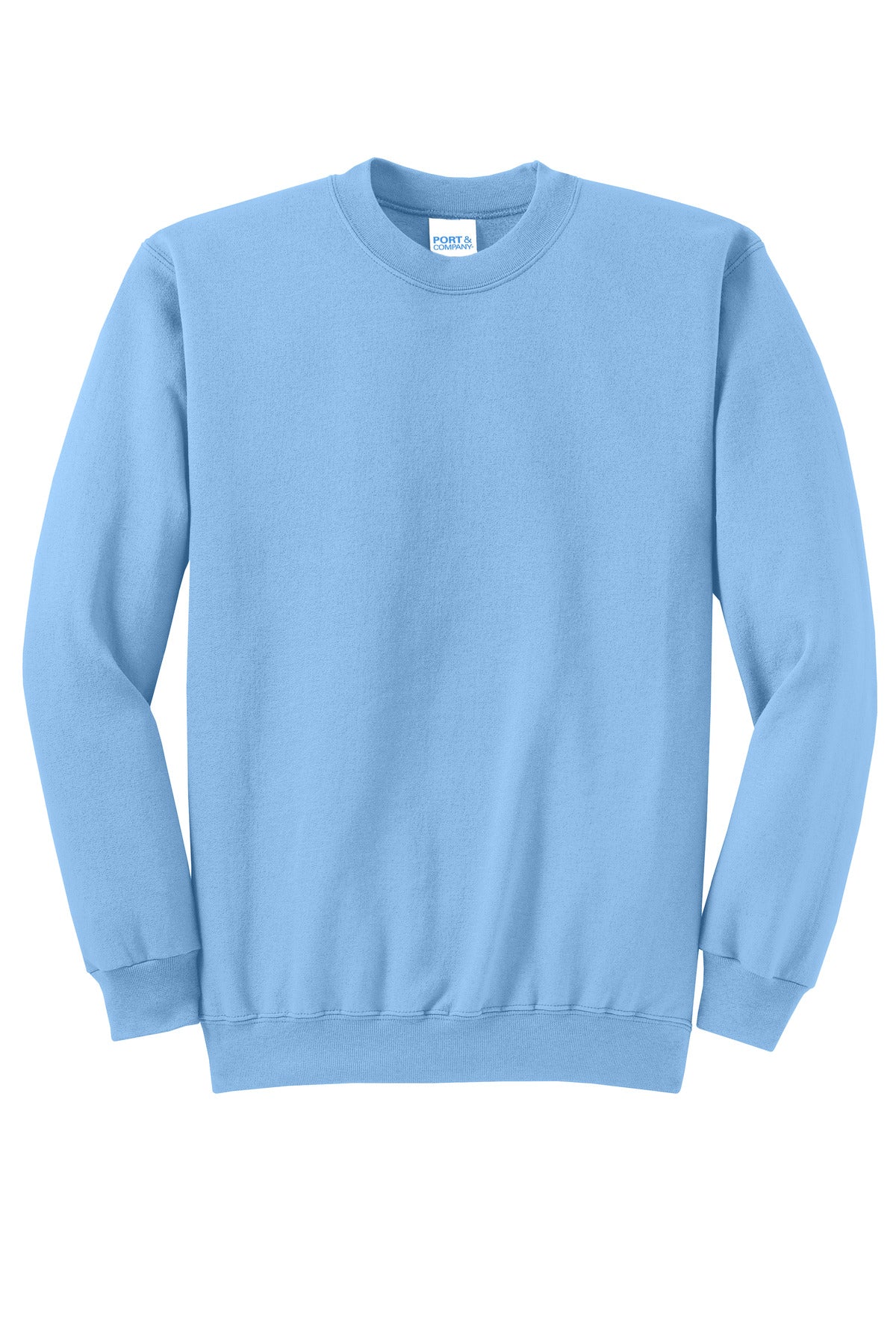 Port & Co Core Fleece Crewneck Sweatshirt - Light Blue
