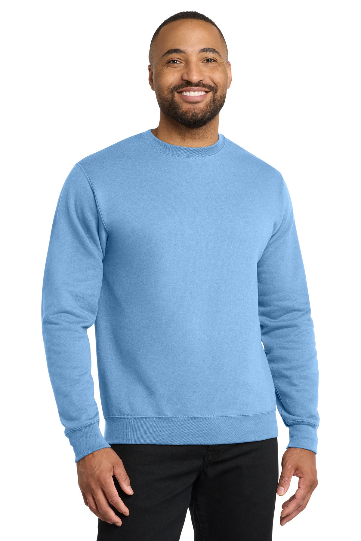 Port & Co Core Fleece Crewneck Sweatshirt - Light Blue