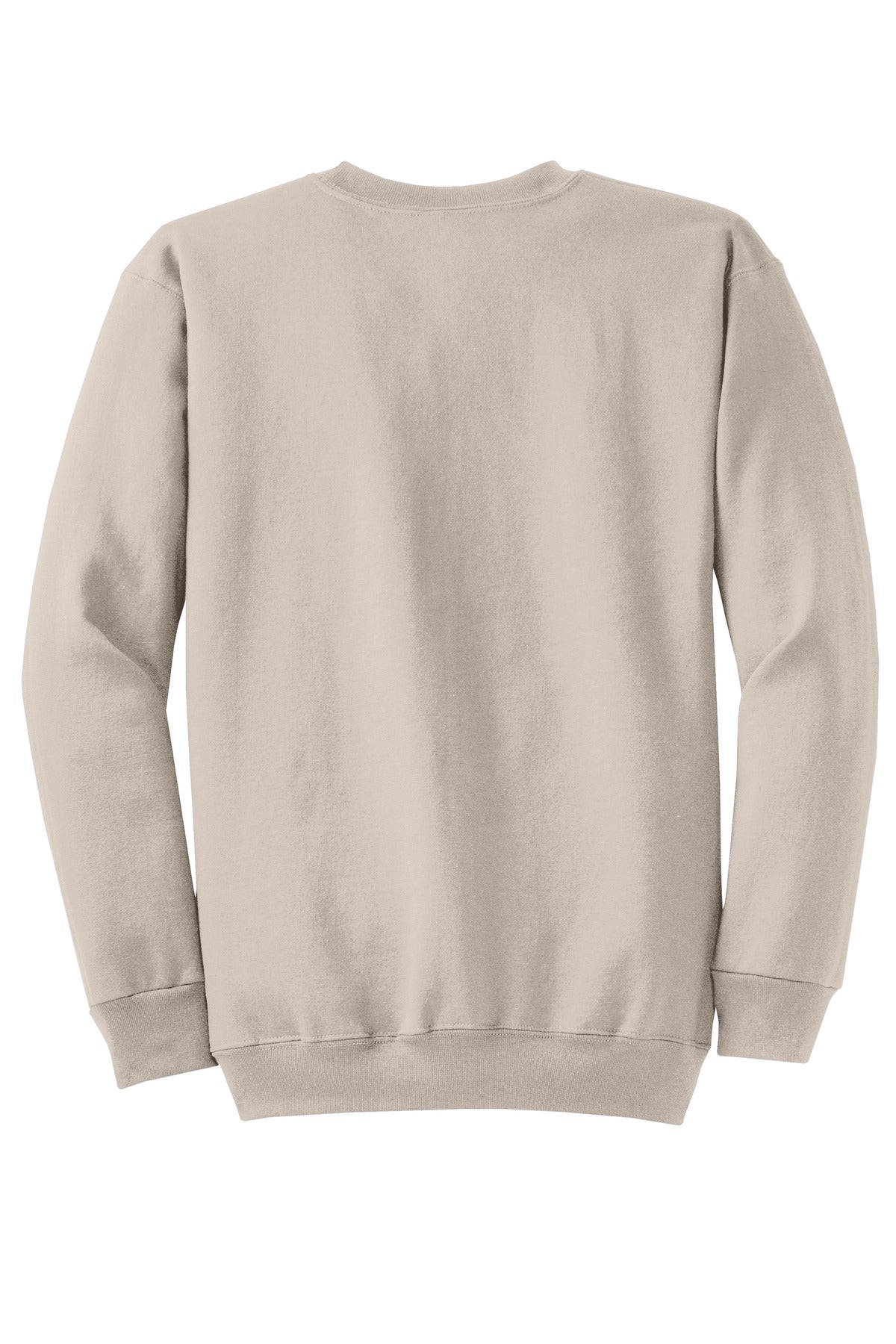 Port & Co Core Fleece Crewneck Sweatshirt - Light Sand