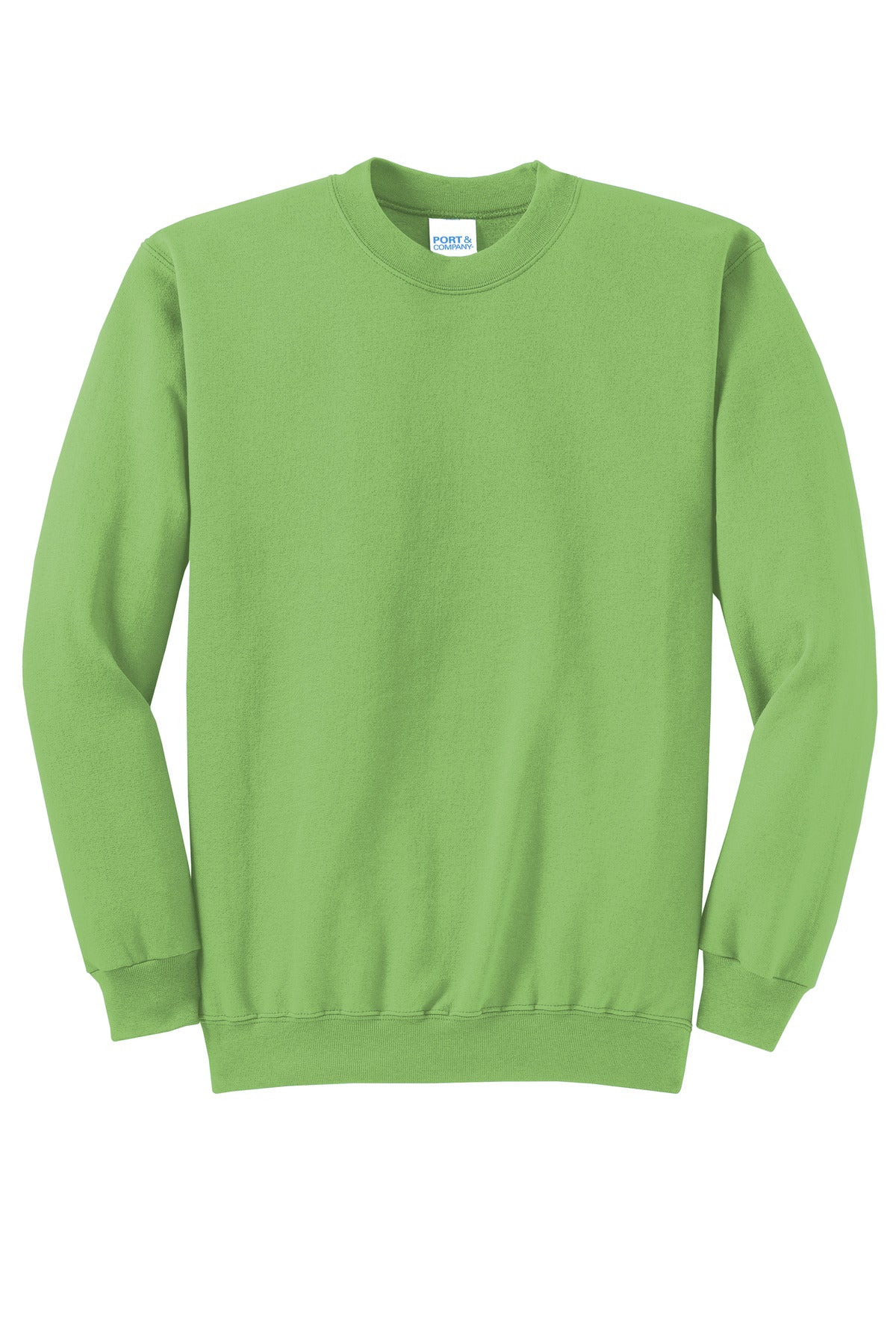 Port & Co Core Fleece Crewneck Sweatshirt - Lime