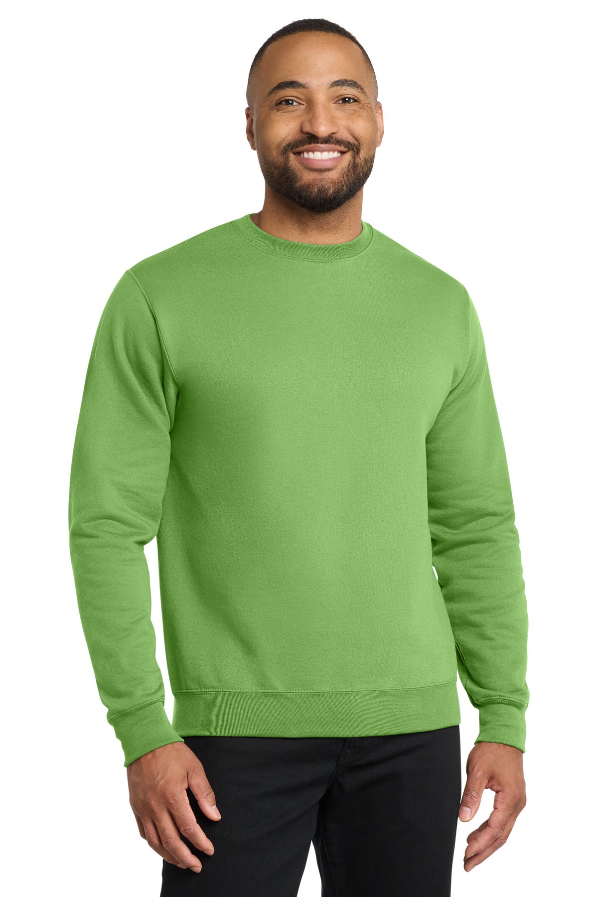 Port & Co Core Fleece Crewneck Sweatshirt - Lime