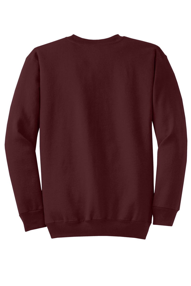 Port & Co Core Fleece Crewneck Sweatshirt - Maroon