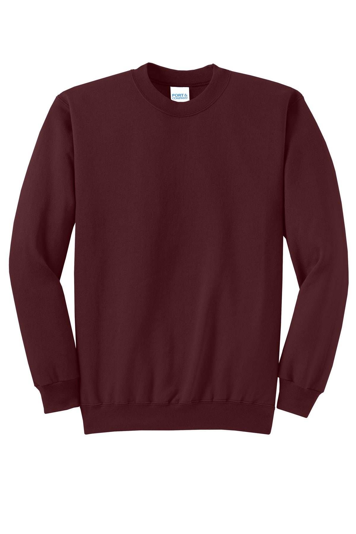 Port & Co Core Fleece Crewneck Sweatshirt - Maroon