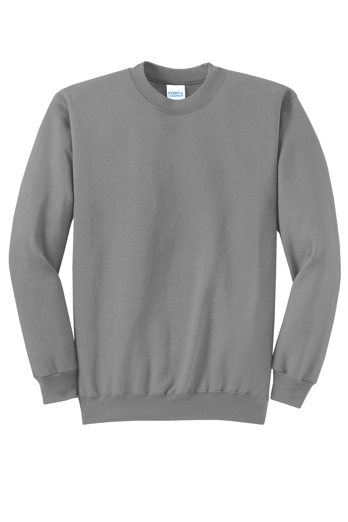 Port & Co Core Fleece Crewneck Sweatshirt - Medium Grey