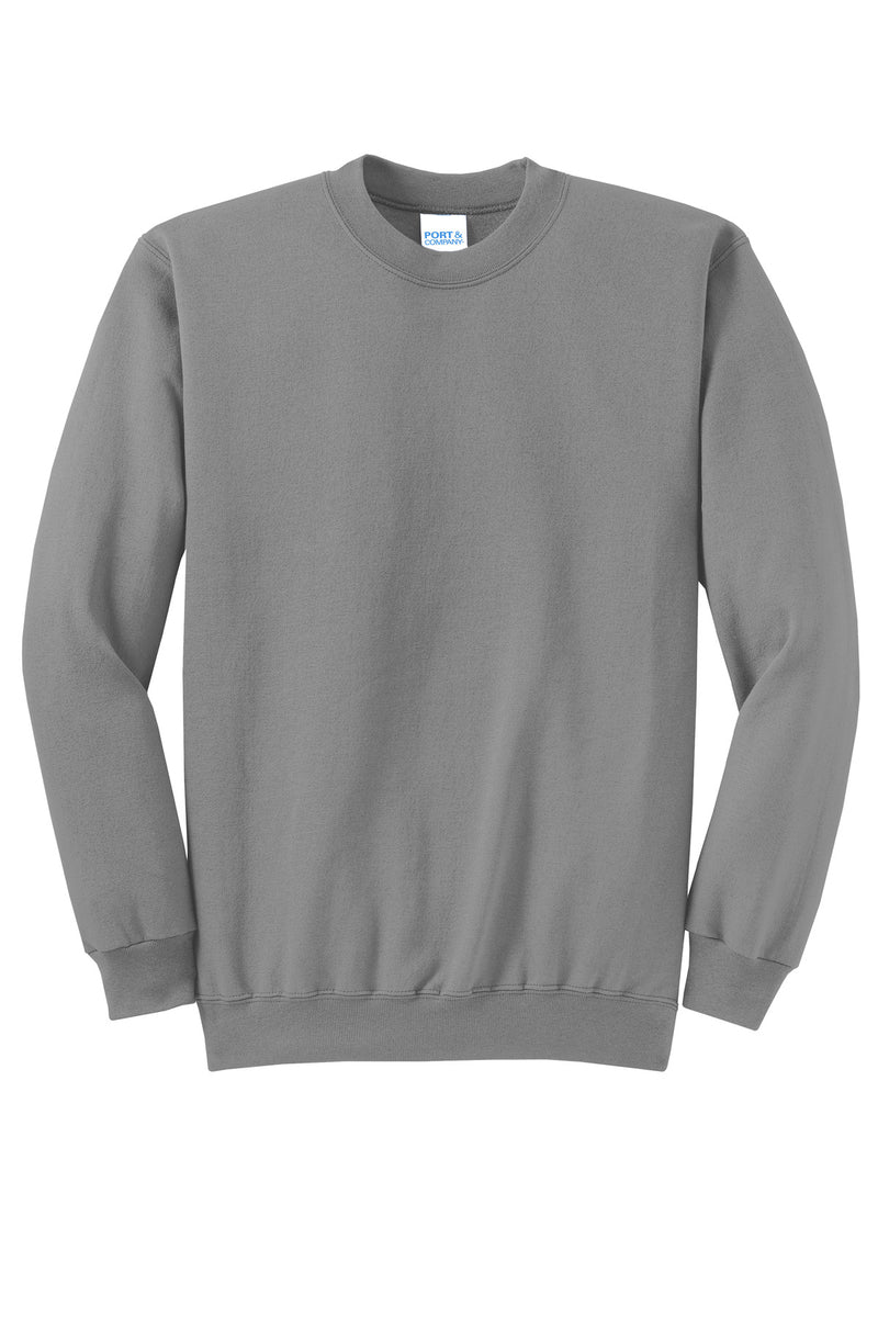 Port & Co Core Fleece Crewneck Sweatshirt - Medium Grey