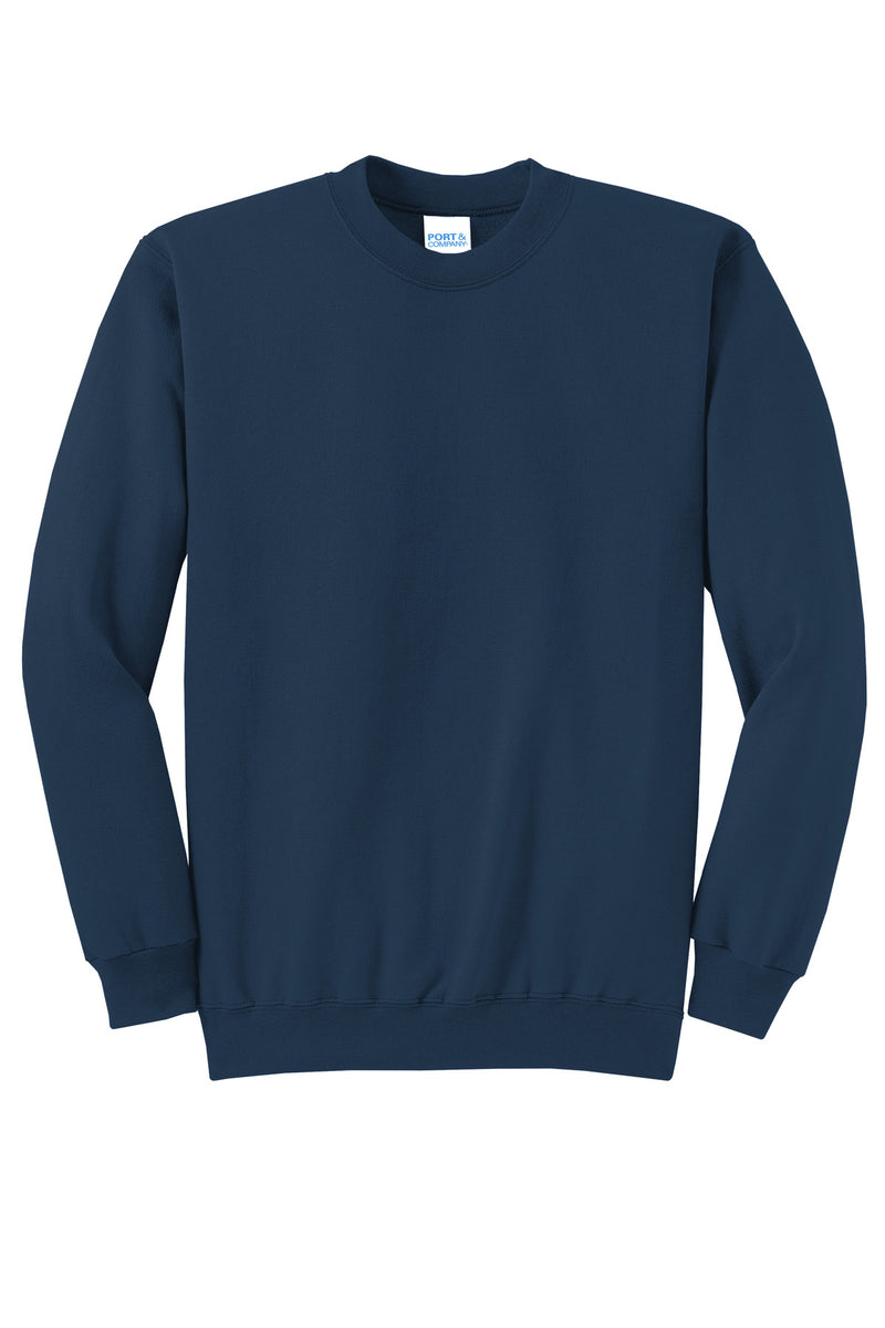 Port & Co Core Fleece Crewneck Sweatshirt - Navy