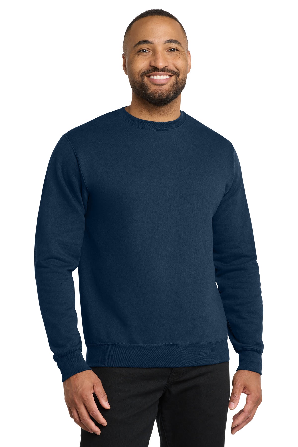 Port & Co Core Fleece Crewneck Sweatshirt - Navy