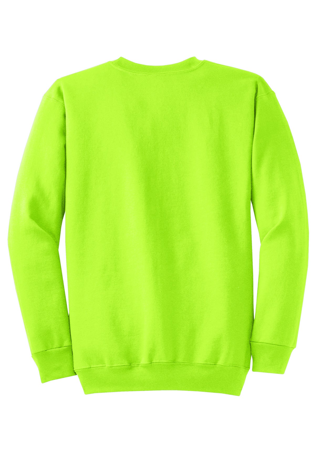 Port & Co Core Fleece Crewneck Sweatshirt - Neon Yellow